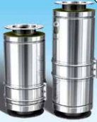 Dubbelwandig rookkanaal RVS met flensaansluiting, diameter Ø250-300, paspijp (400-580mm)