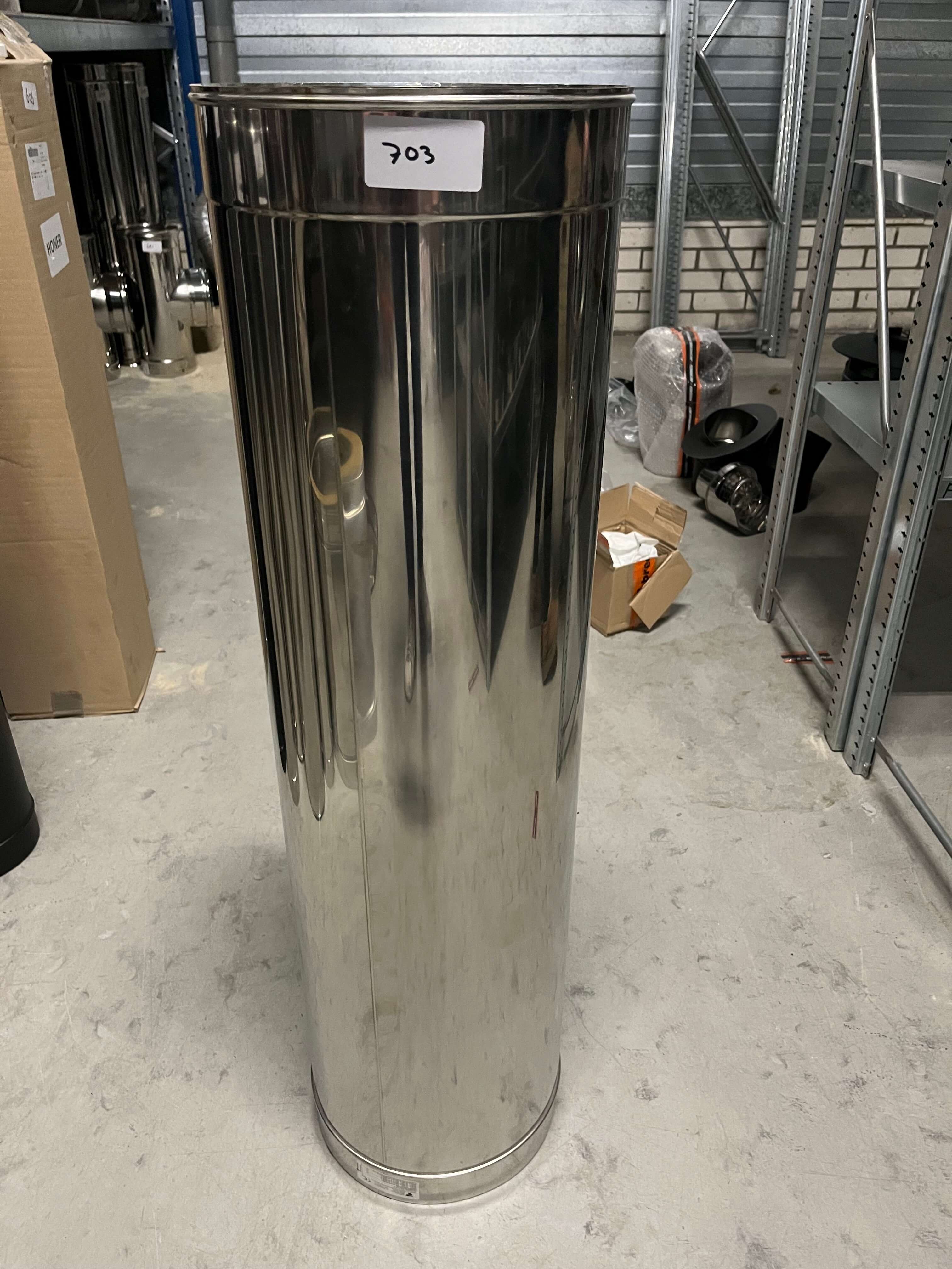 RVS enkelwandig ø270mm 1000mm