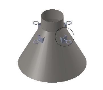 Rookkap rond Ø600mm