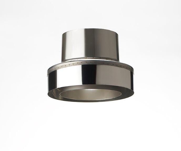 ISODUCT, DUBBELWANDIG ROOKKANAAL RVS, DIAMETER Ø250/320 TOPSECTIE