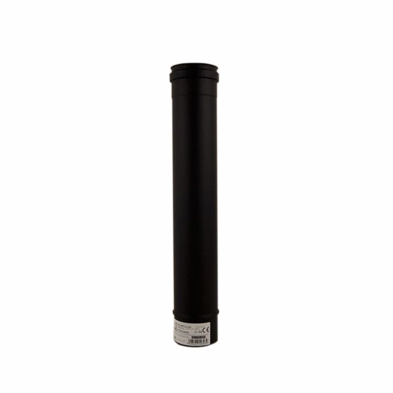 Pelletkachel rookkanaal zwart, diameter Ø80mm, 500mm pijp