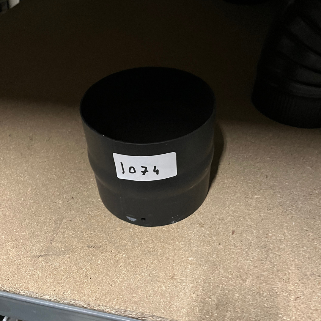 Dikwandig staal verbindingsstuk man ø140mm.