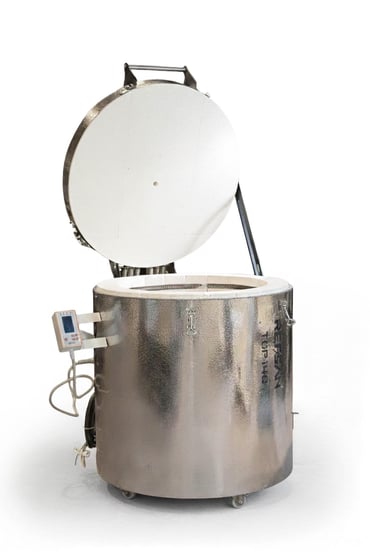 Refsan TOP 140 Bovenlader Keramiekoven 140L, 1200°C, 400V