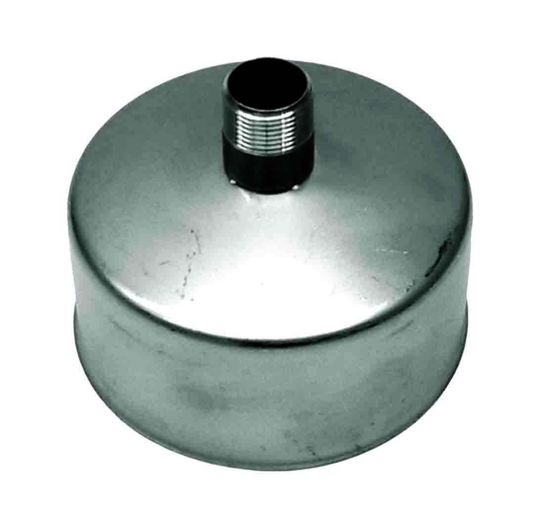 Rookkanaal RVS, deksel/condensafvoer, diameter Ø60mm