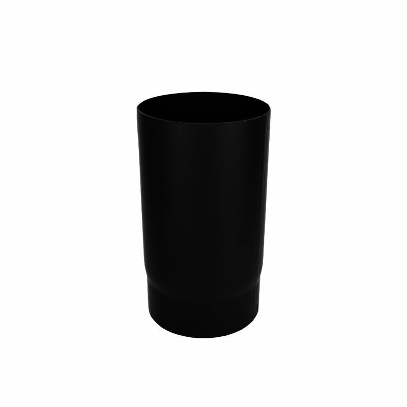 Kachelpijp dikwandig staal, diameter Ø140, 333mm pijp