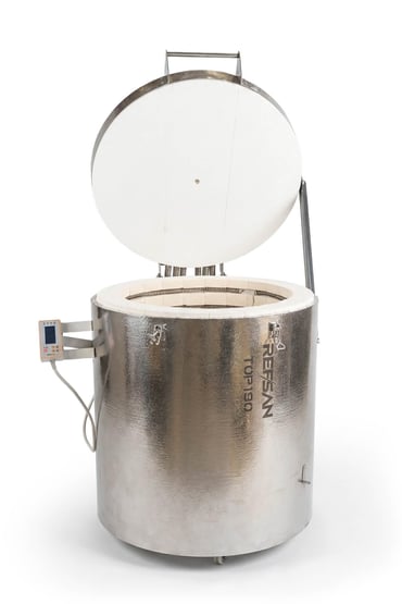 Refsan TOP 190 Bovenlader Keramiekoven 190L, 1320C, 400V
