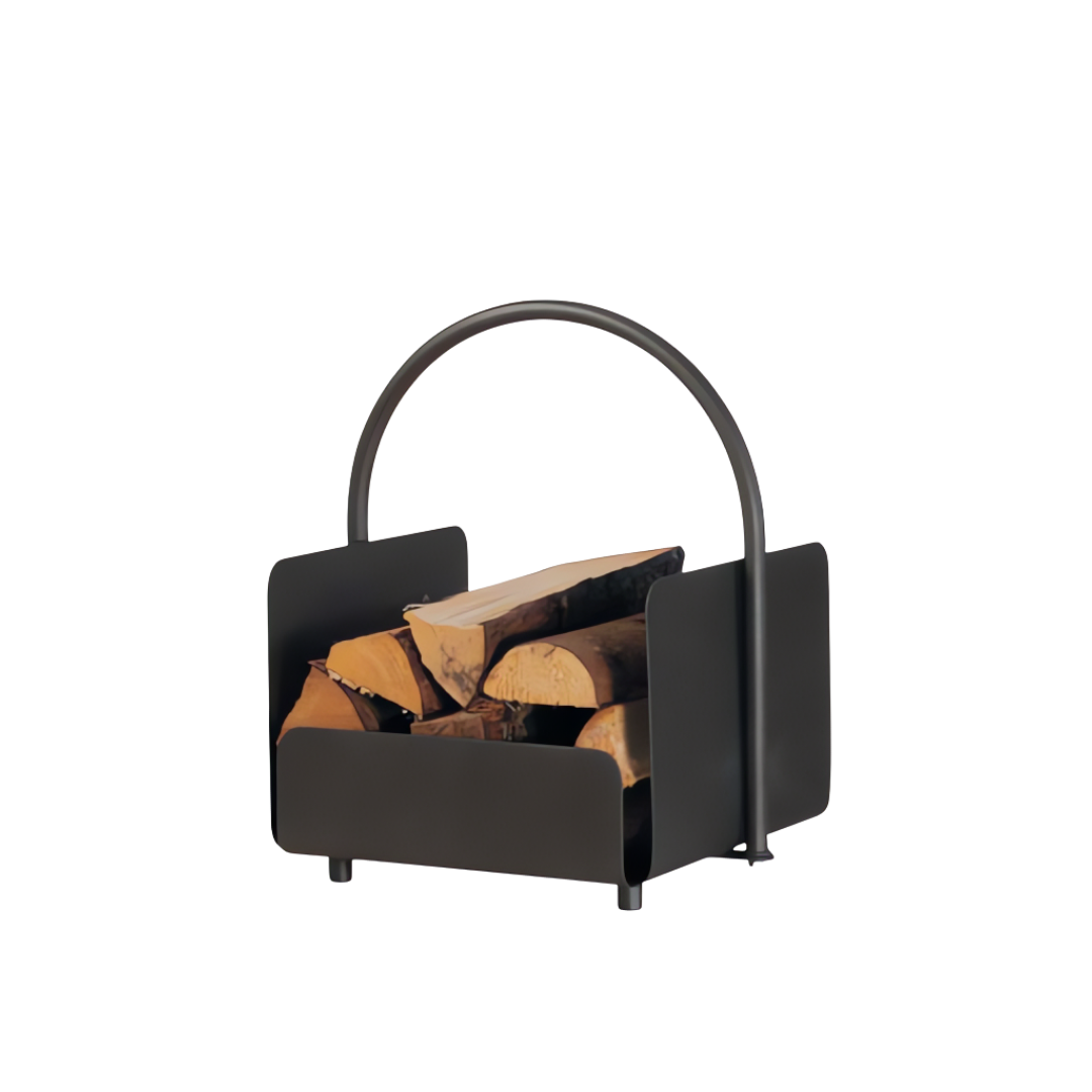 Houtrek antraciet staal 41x35x51,5cm
