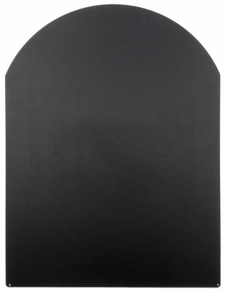 Vloerplaat zwart staal voor kachel, 600x800mm