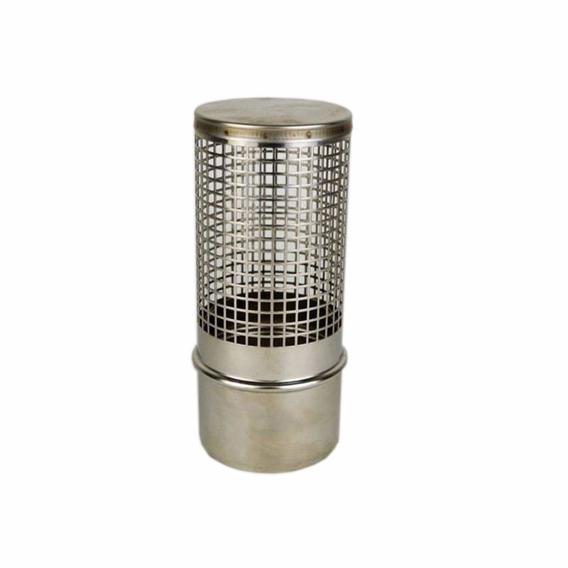 Enkelwandig rookkanaal RVS, windkap, diameter Ø110