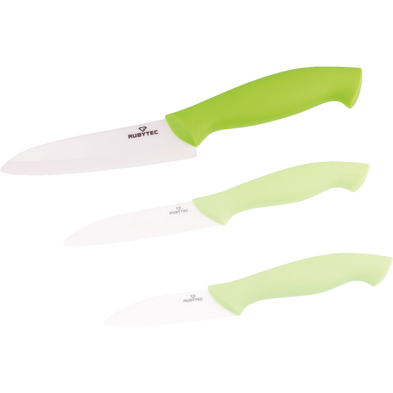 Rubytec Ceramic Utility Knife green