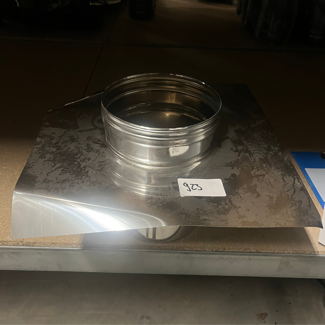 Topaansluiting ø180mm.