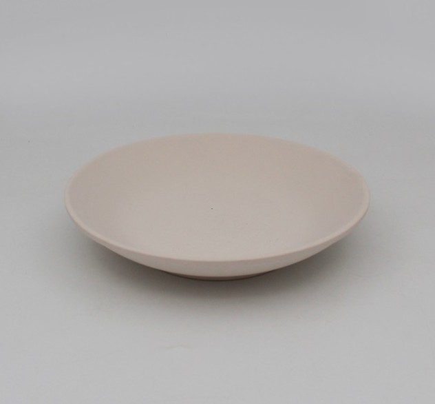 Dessertbord van biscuit steengoed - 20 cm