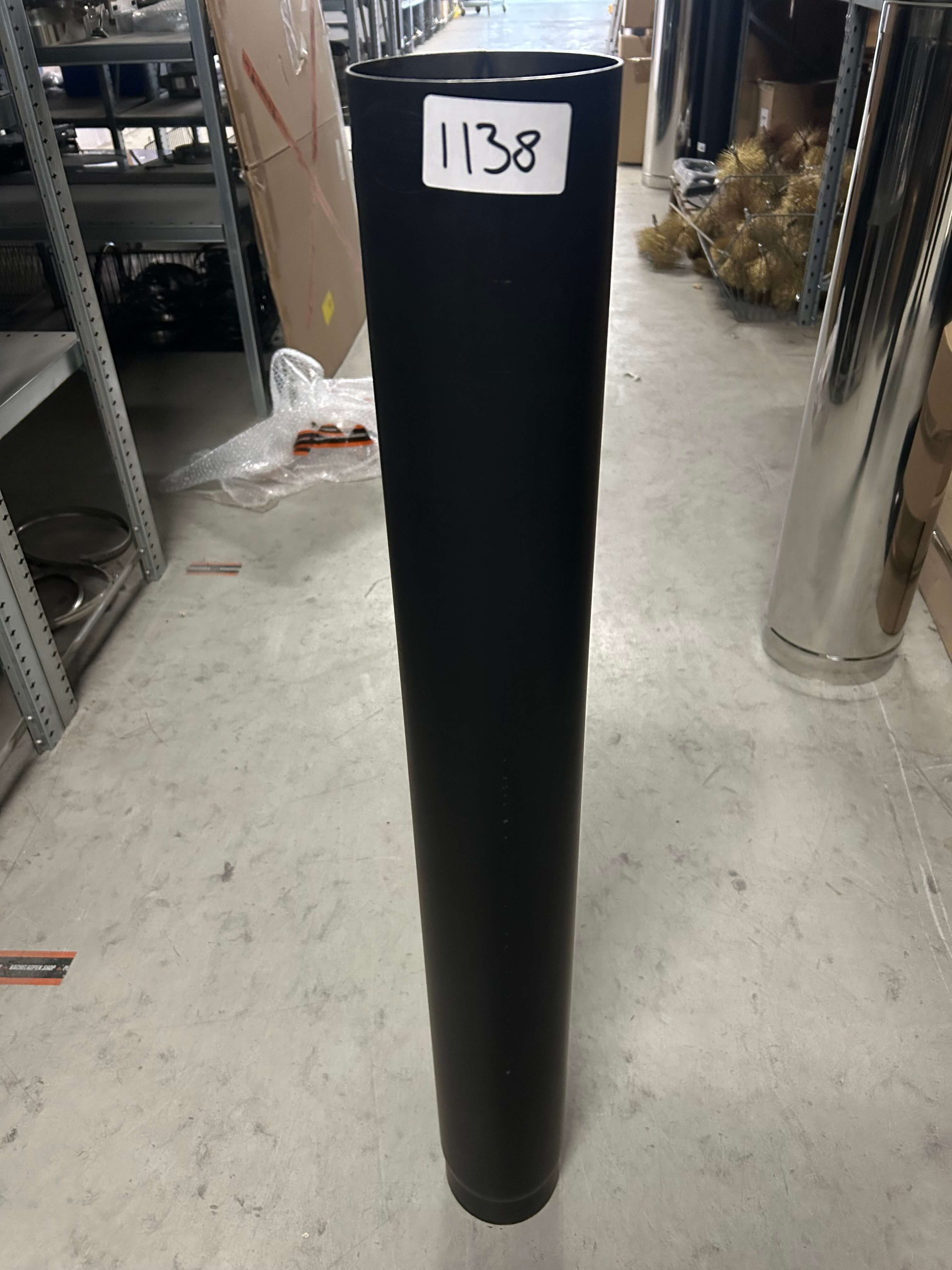 Outlet dikwandig staal 1000mm pijp ø120mm