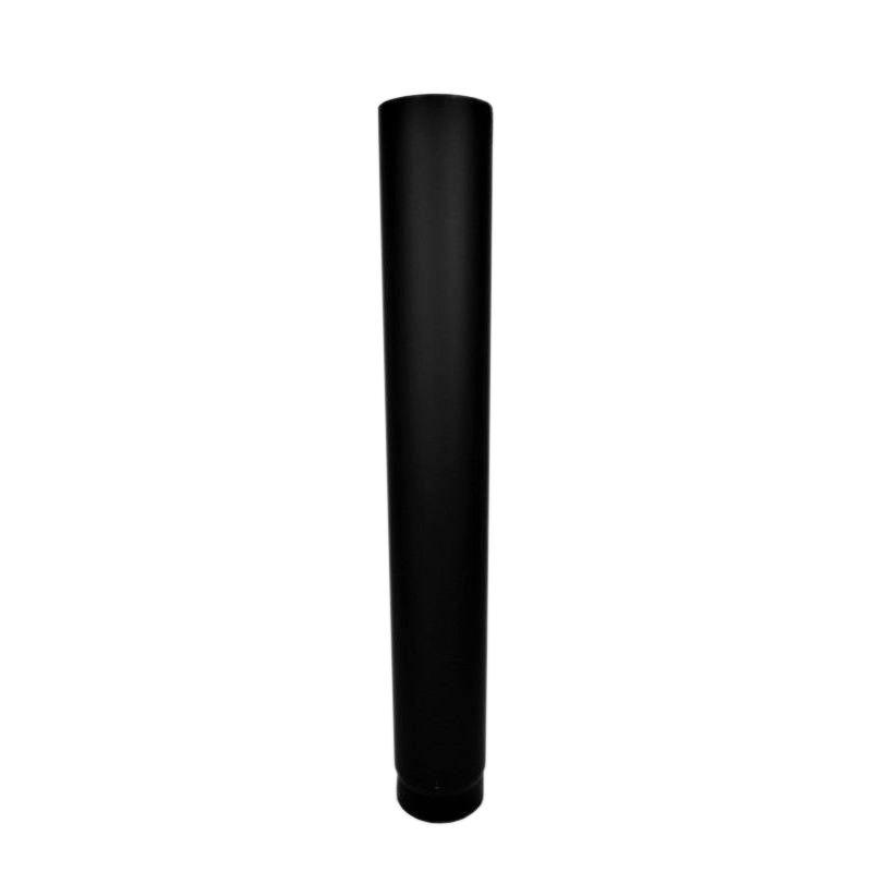 Kachelpijp dikwandig staal, diameter Ø180, 1000mm pijp