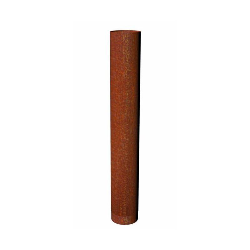 Kachelpijp Cortenstaal, diameter Ø160, 1000mm pijp