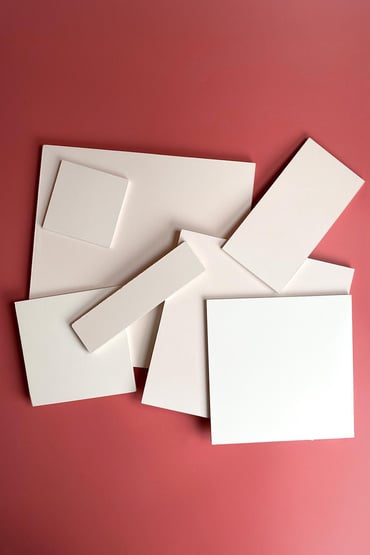 Biscuit tegels 10x10 cm – keramiek tegels (set van 24 stuks)