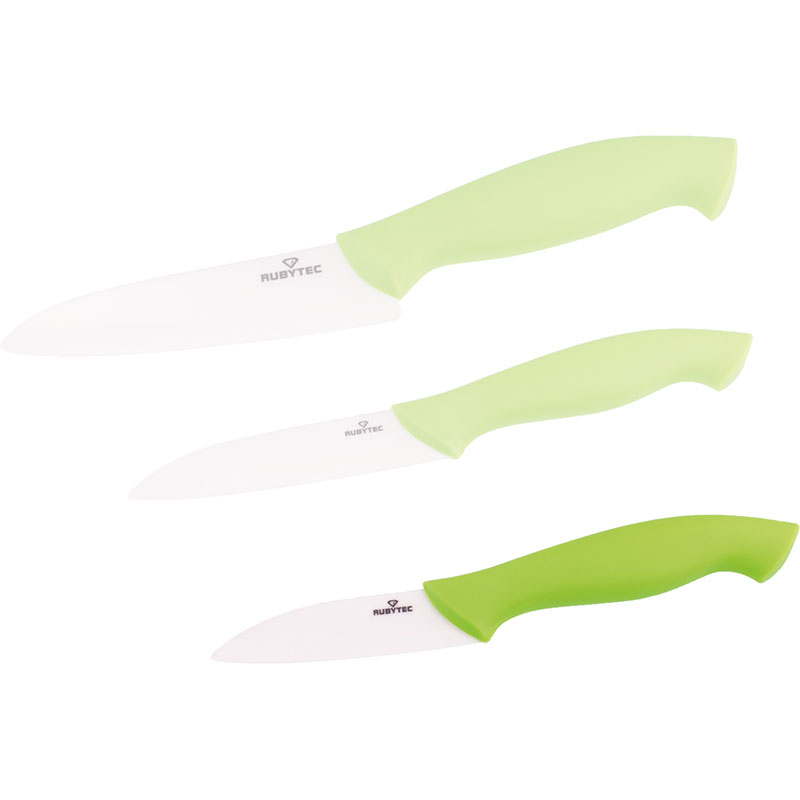 Rubytec Ceramic Utility Knife green