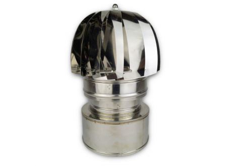 Rookkanaal rvs, aspiromatic, diameter ø500-550