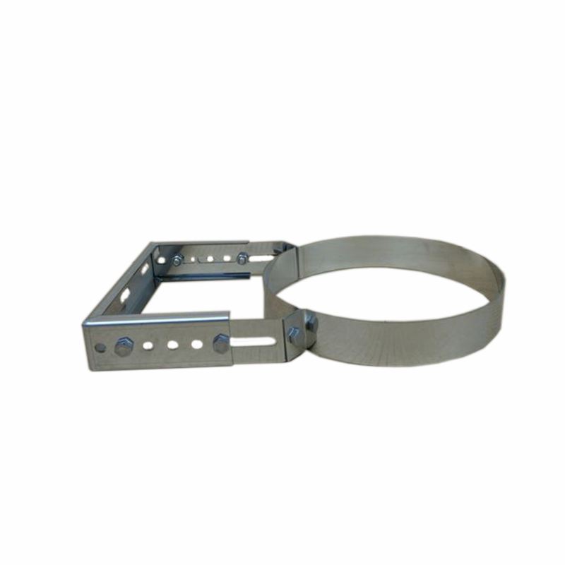 Verstelbare muurbeugel INOX ø170mm (200-500mm)