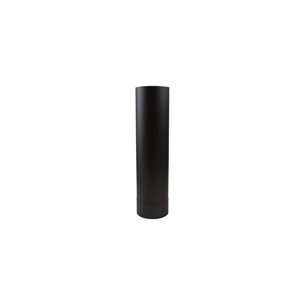 Kachelpijp antraciet RVS Premium Ø130mm 80-400 schuifpijp