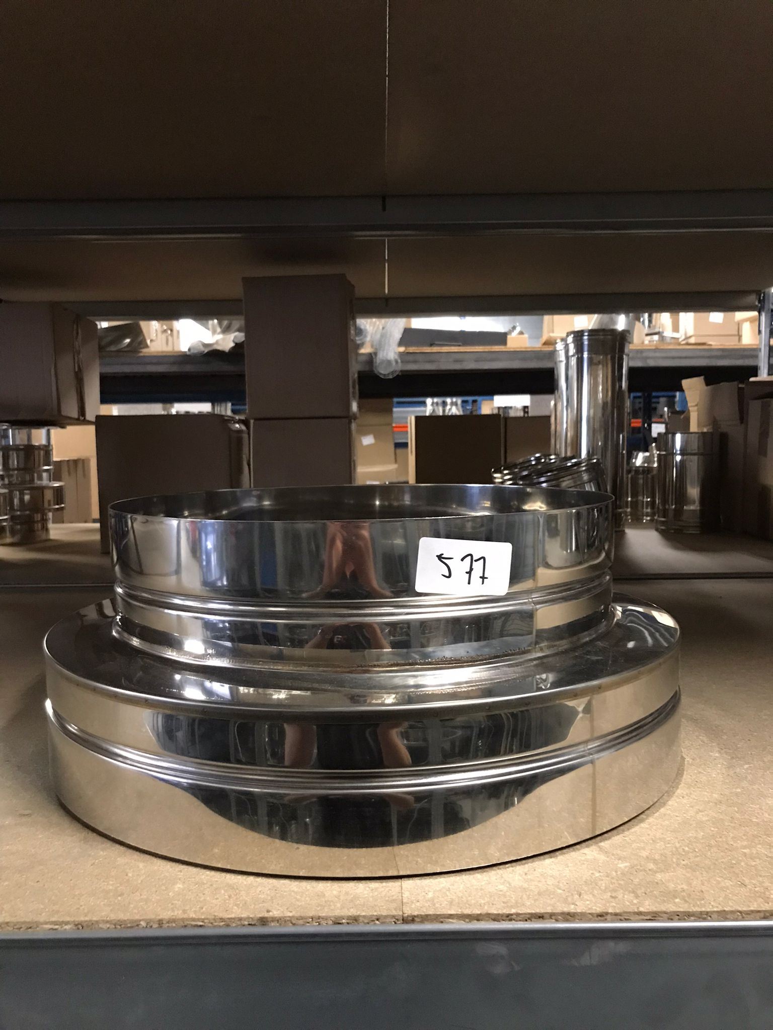 Verloop EW Ø400 - DW Ø450/500.