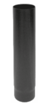 Kachelpijp zwart geëmailleerd staal, diameter Ø130, 1000mm pijp
