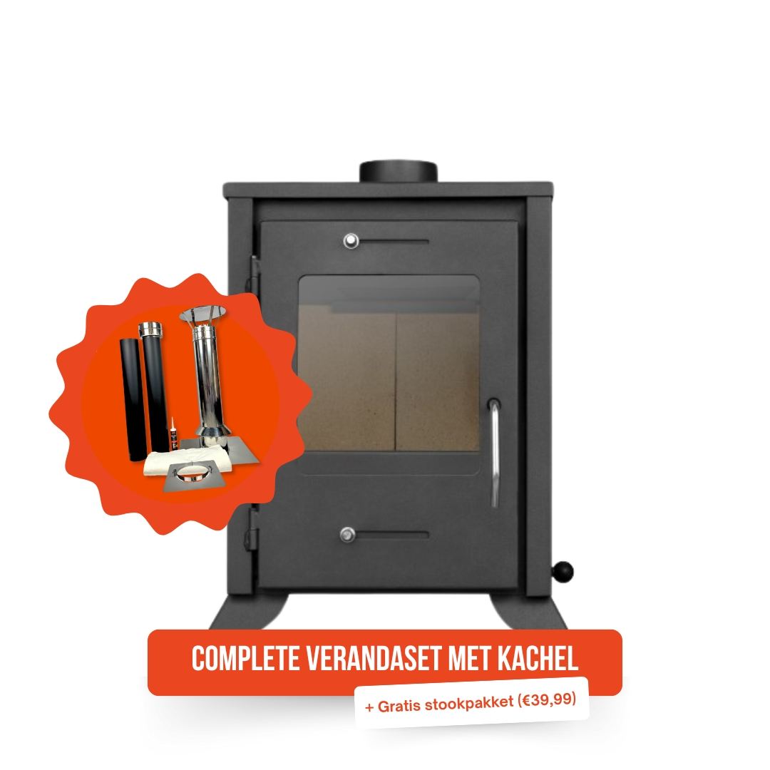 Complete veranda set W14 R + Gratis stookpakket