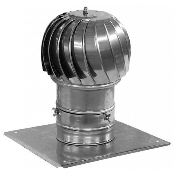Schoorsteenkap RVS Ø150mm Turbo Flex PRO