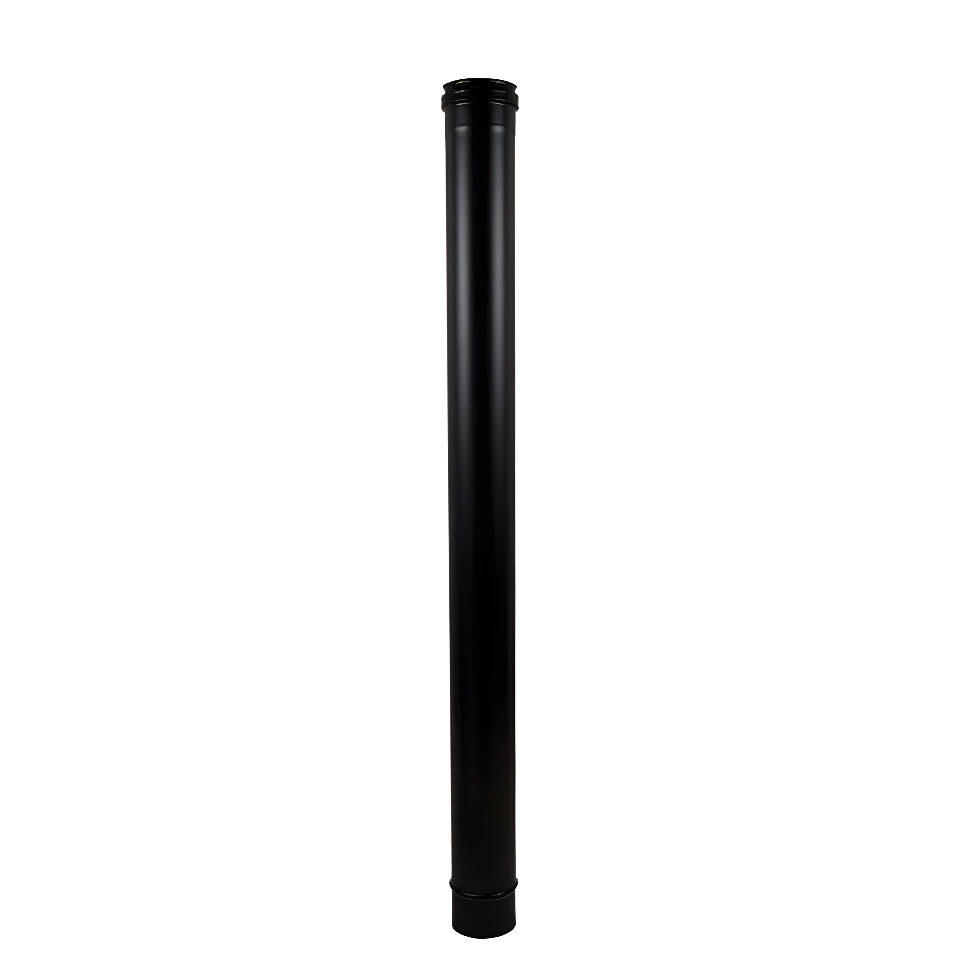Pelletkachel rookkanaal zwart , diameter Ø80mm, 1000mm pijp