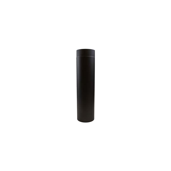 Kachelpijp antraciet RVS Premium ø130mm 500mm pijp
