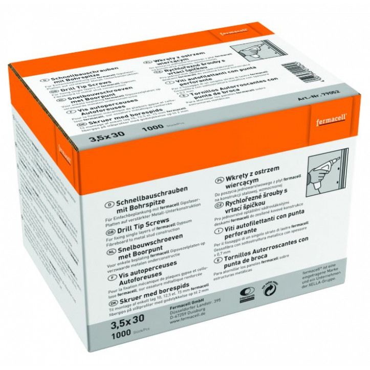 Fermacell Snelbouwschroeven 3.5x30mm 1.000st