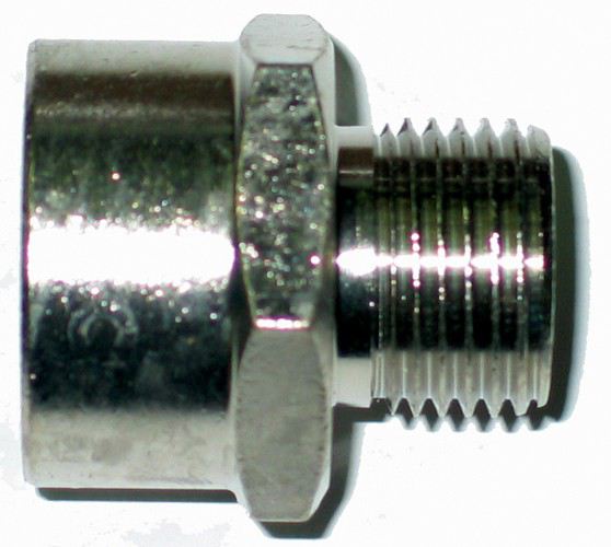 Verloop industriële kookplaten  ½” – ¾” (vrouw-man)