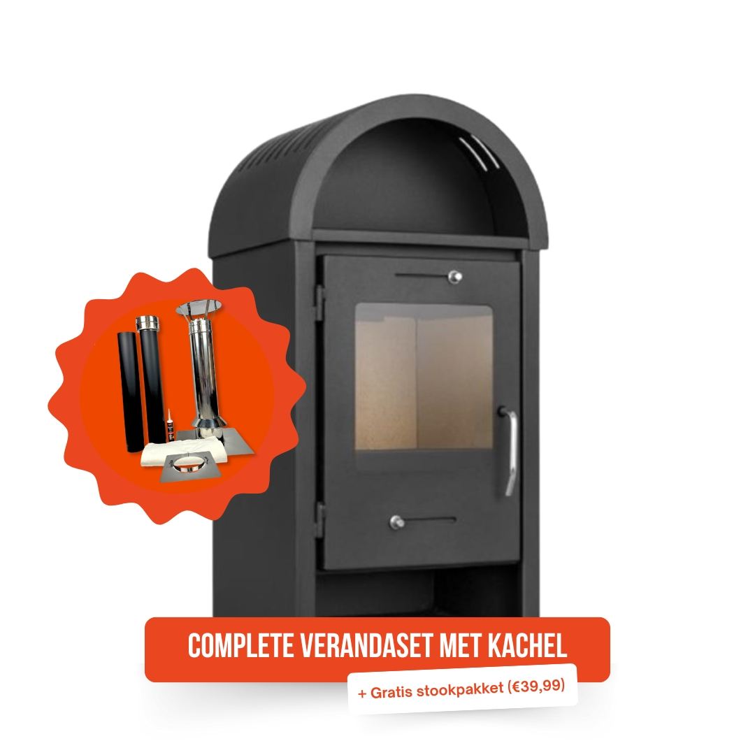 Complete veranda set W14 K EKO + Gratis stookpakket