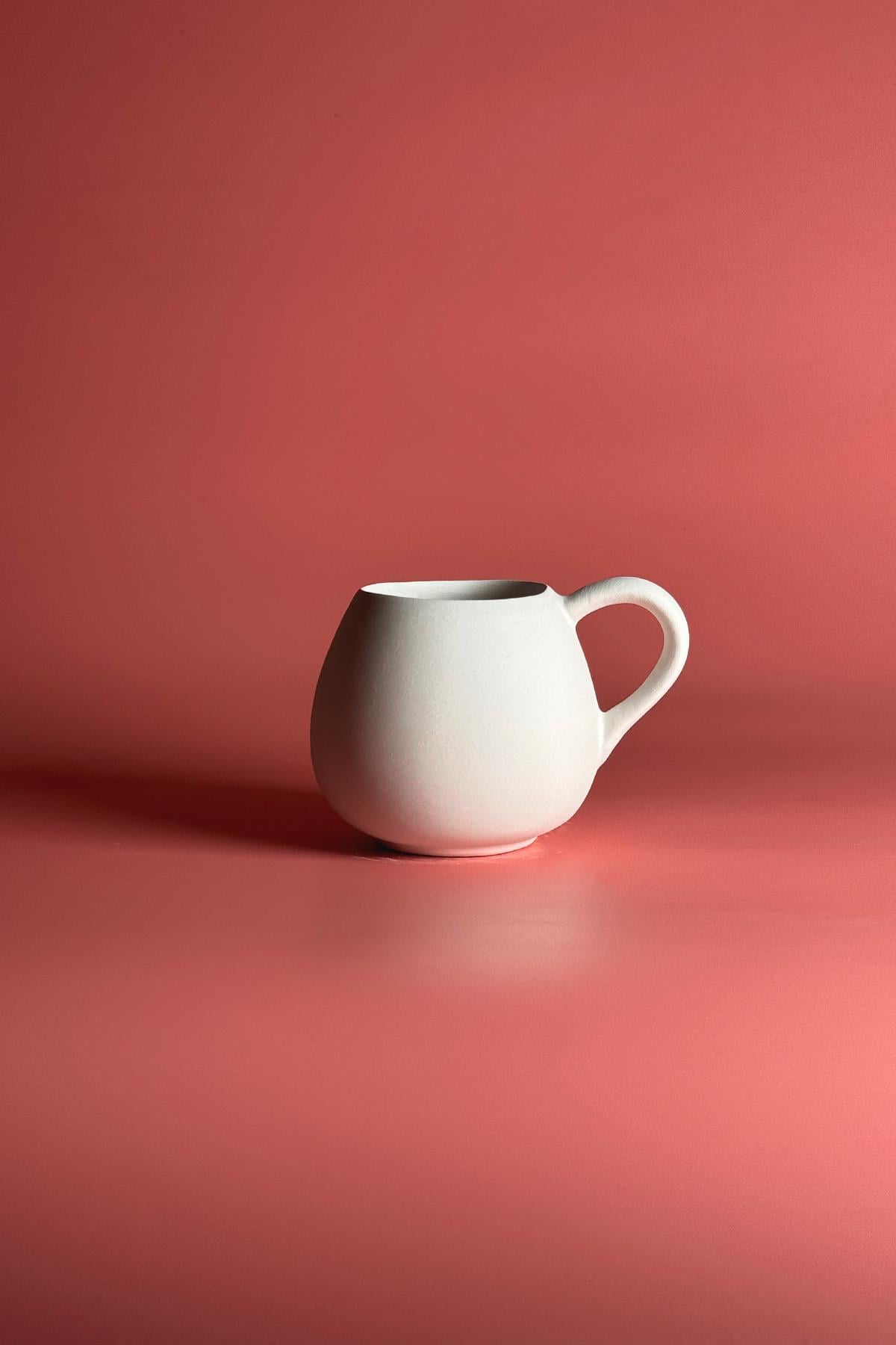 Drop koffiemok van biscuit aardewerk - 320ml