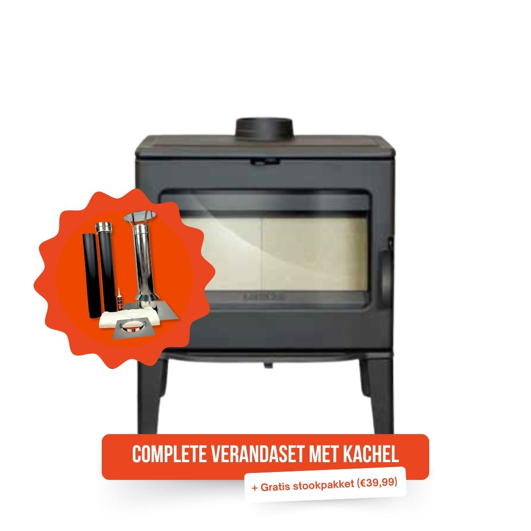 Complete veranda set Bidart + Gratis stookpakket