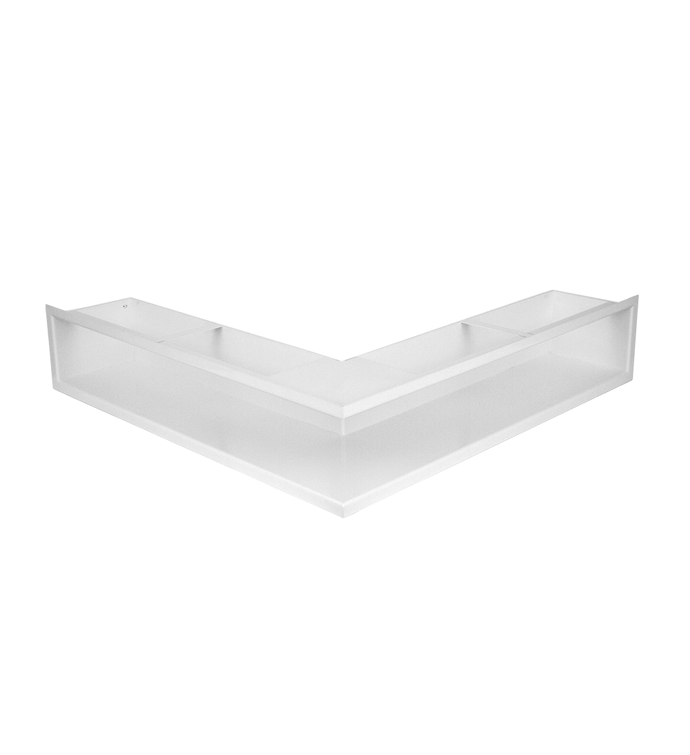 Hitze Ventilatieroosters Slim (Hoek) 600x400x90mm L