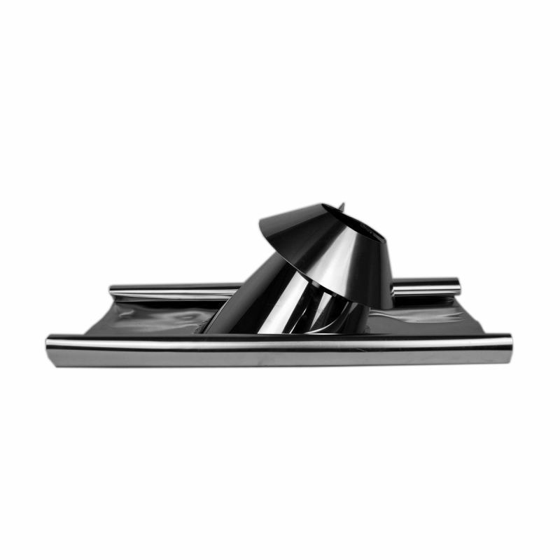 Dakdoorvoer (30-45°) met aluminiumslab Ø110mm