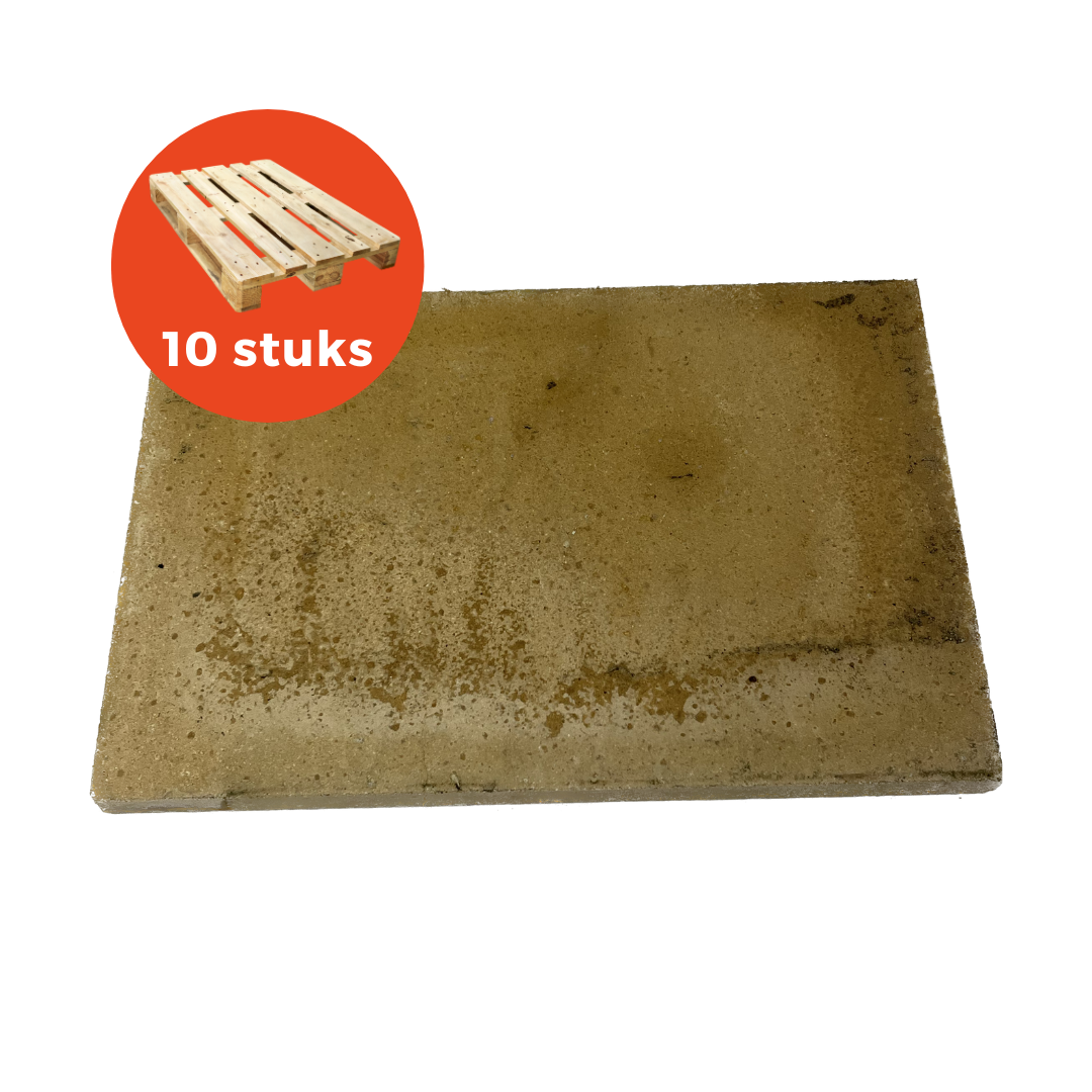 Vuurvaste plaat 300x200x20mm vanaf 10 stuks