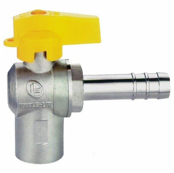Kogelkraan met slangaansluiting, ½”, vrouwelijk