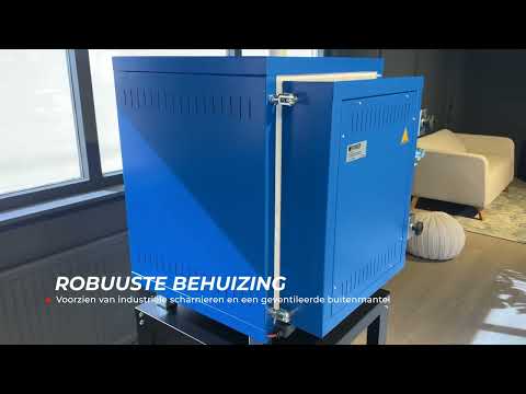 Studiolijn keramiekoven 100L, Voorlader, 1100C, Isolatiedeken, 230V