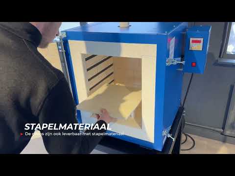 Studiolijn keramiekoven 10L, Voorlader, 1200C, Isolatiestenen, 230V
